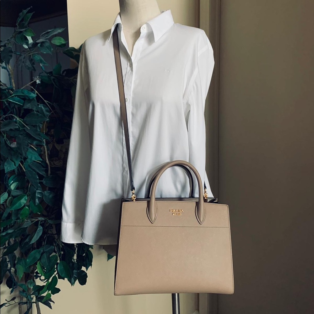 PRADA Bibliotheque Tote - Picture 2 of 16